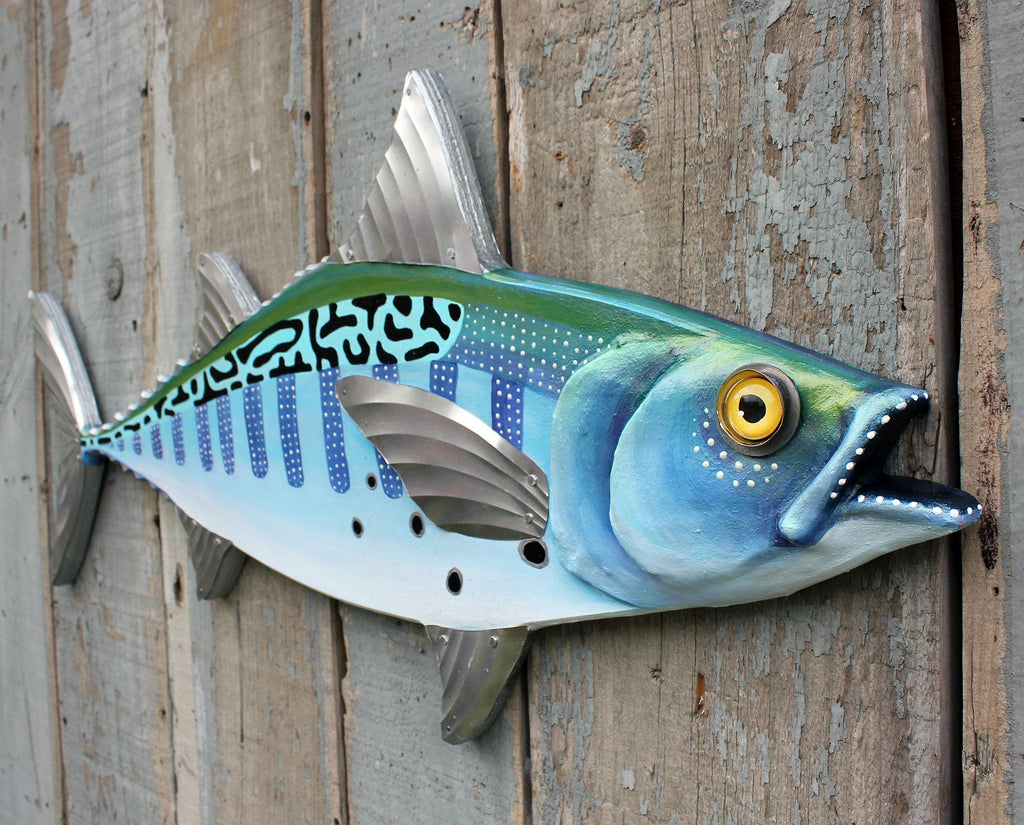 30&quot; Albie, Folk Art Fish Wall Sculpture